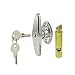 Universal Locking T Handle Slam Bolt Latch in Chrome
