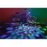 Brightz CruzinBrightz Blinking Tri-colored LED Bicycle Accessory Light, Red/Green/Blue