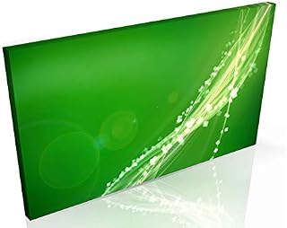 Abstract Green Lights Design - Top Quality Box Framed Canvas Ready to Hang