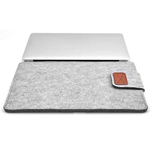 Capa protetora JullyCAnnice de feltro macio para laptop, fina, adequada para MacBook Air de 13,3 pol