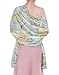 Women Atlas World Map Blue Scarf Chiffon Evening Party Shawl Beach Sarong