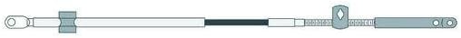 Teleflex Mercury 600A Throttle Shift Control Cable, 15FT