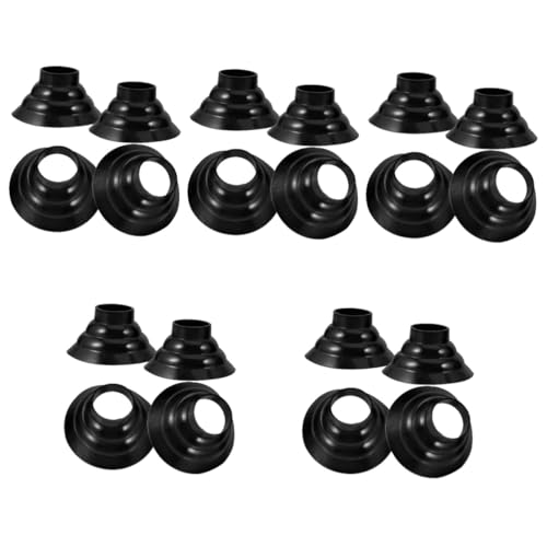 NOLITOY 5sets Walking Stick Cover Trekking Pole Tips Protectors Tips for Walking Sticks Climbing Cane Foot Cover Non-Slip Crutch Feet Tip Crutch Tips Cane Tip Crutch End Mat Plastic 4pcs*5