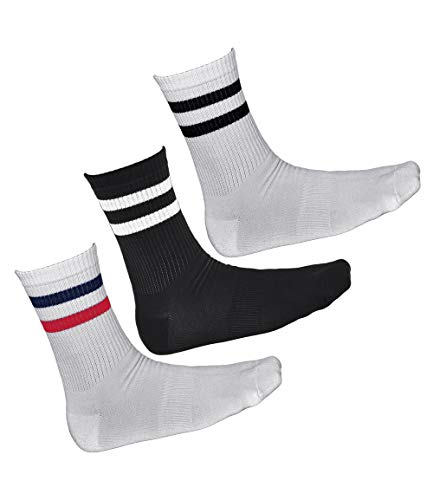 vitsocks Hombre Calcetines Deporte Fibra BAMBÚ Skate Tenis Crew