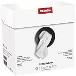 Miele Original: ANGLAIS UltraWhite Détergent de poudre pour Miele Lave-linge, soin optimal des tissus blancs et colorés - 10459720