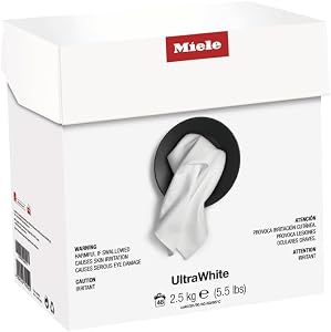 Miele Original UltraWhite Powder Laundry Detergent for Miele Washing Machines, Optimal Care of White and Coloured Fabrics - 10459720
