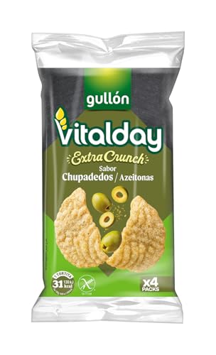 Tortitas Gullón Vitalday Extra Crunch Aceitunas Chupadedos Sin Gluten 93g