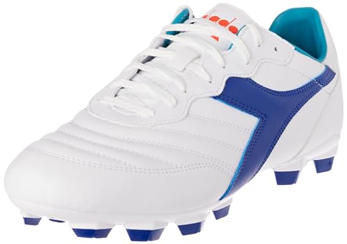 Diadora Brasil 2 R LPU, Zapatillas de fútbol Hombre, Marino Blanco, 42 EU
