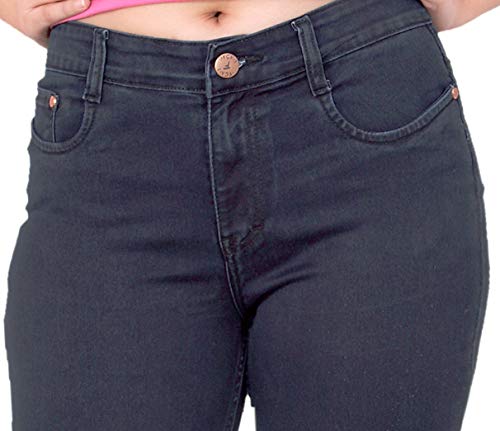 Image of FCK-3 Stretchable Denim Pencil Fit Regular Fit High Waist Jeans for Women