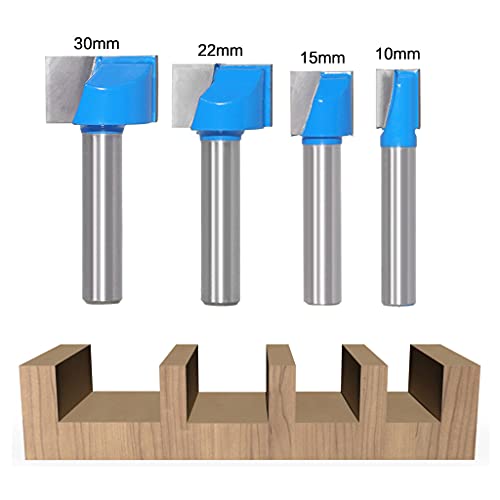 Set di 4 frese da 8 mm, per la pulizia del