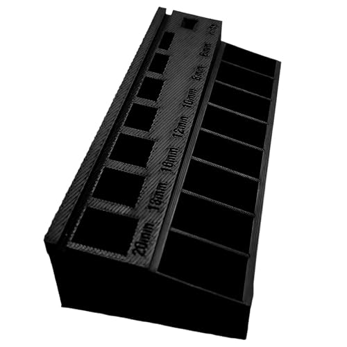 Générique Screw Sorter | Bolt Storage Organizer Box | Portable 3D Printing Precise Container for Hardware Garage Mechanic Electronic Toolbox Construction Workshop Cabinet