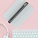 MoKo Pencil Case Fit Apple Pencil Pro, Apple Pencil (USB-C), Apple Pencil 1st/2nd Generation, Stylus Pencil Sleeve PU Leather Zipper Pouch with Elastic Band for 9.7