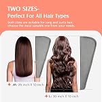 YFONG 2 Pack Microfiber Hair Towel Wrap for Women, Super Absorbent Quick Dry Hair Turban for All Hair Style Anti Frizz, Large Hair Drying Towel with Button - Image 4