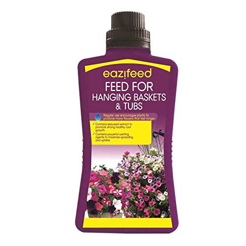 Eazifeed 5 x Hanging Basket feed food Liquid Fertiliser 500ml Bottle garden