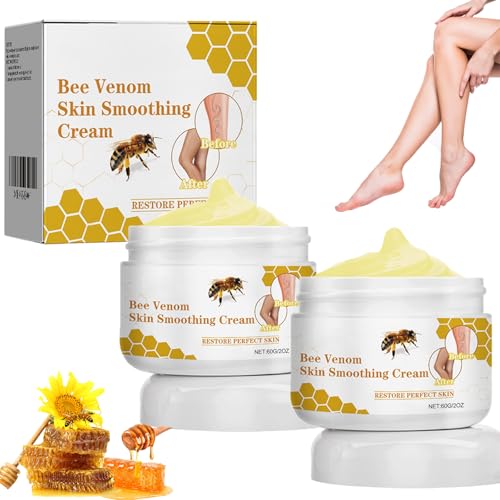 etitek 2PCS Bee Venom Varicose Veins Cream for Legs,Moisturizing Leg Creams Natural Ingredient Leg Care 4oz/120g