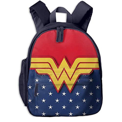 JKSA Wonder Woman Mochilas para niños Mochilas Escolares para niños y niñas Mochila Preescolar...