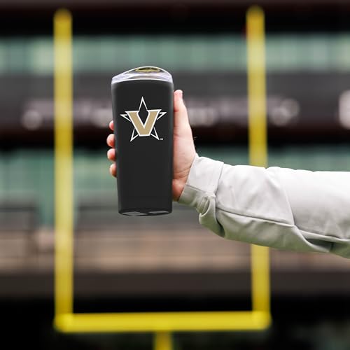 Image of Logo Brands NCAA 20 oz Powder Coat Stainless Tumbler -Double-Wall Insulated Everday Tumbler for Hot or Cold Drinks, High Lip Lid, Team Color