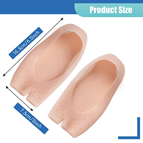 Rmisodo 3 Pairs Silicone Gel Moisturizing Socks, Non-Slip Soft Silicone Socks, Cracked Foot Prevention Socks, High Elastic Anti-Cracking Protectors Foot Care Tool With Breathable Hole For Women Men #TOP3
