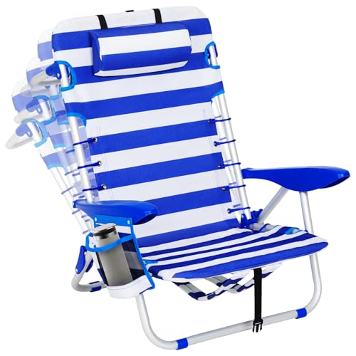 AMHANCIBLE Strandstuhl Klappbar Superleicht Aluminium Campingstuhl 150kg...