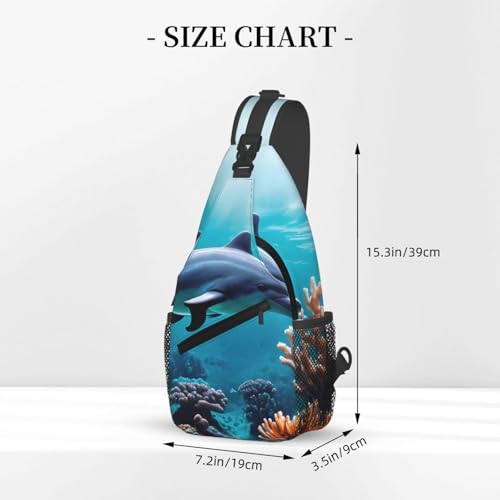Mochila Urbana Bandolera con Estampado Marino Unisex miniatura 3