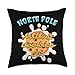 funny baking christmas North Pole Milk & Cookie Co-Funny Christmas Baking Crew Throw Pillow, 18x18, Multicolor