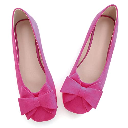 Image of Dear Time Women's Flats Shoes Bowknot Dressy Ballets Loafers Wedding Business Casual Walking Shoes