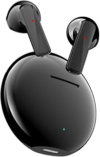 WesTch Wireless Earbuds Bluethooth 5.3 Headphones HiFi Stereo in-Ear Earphones with Touch Control and Type-C Charging Case Built-in Microphone IPX4 Waterproof Headsets for Sport and Work (Black)
