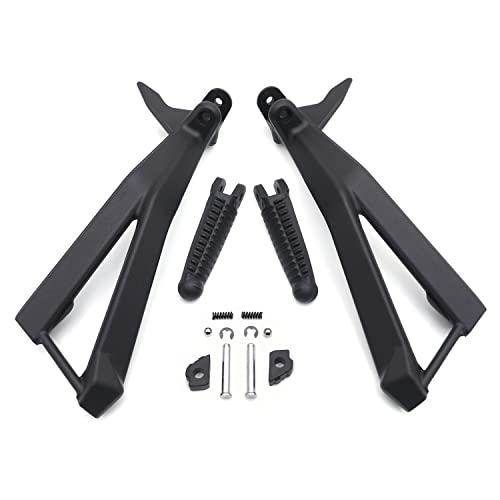 Httmt- Black Rear Passenger Footpeg Bracket Compatible With Ducati 08 848,07-08 1098/S,10-11 1098/S [P/N: Mt390-051-Bk] #TOP6