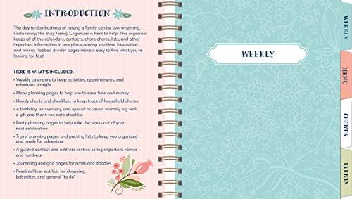 Busy Family Organizer (Planner, Address Book And Much More!) #TOP2