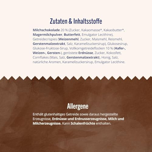 Müsliriegel Corny BIG Schoko, mit Erdnüssen und Schoko, Großpackung 24x50g