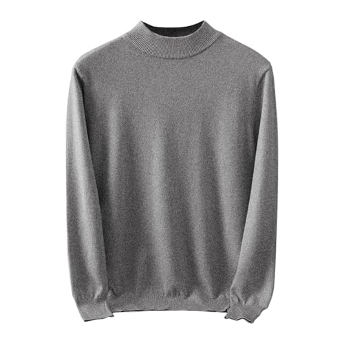 Men's Fashion Casual Pullover Sweater Winter Warm Solid Knitted Sweaters Comforable Daily Work Business Tops