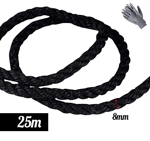 Sisalseil für Kratzbaum von Homewit, 8 mm Durchmesser, 25 Meter