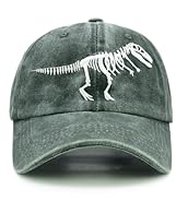 Premium Quality Materials：Made from washed cotton fabric, the hat is soft, breathable, and comfortable to wear. It provides excellent protection from the sun while ensuring your child's skin stays comfortable all day long Adorable Dinosaur Design：Thi...