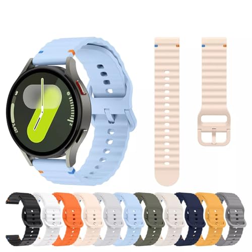 Image of YODI 22mm New Metal Buckle Original Colourful Stiching Points Silicone Strap Band Compatible with Amazfit GTR 2, GTR 2e, GTR 47MM / Noise Fit Endure, Fit Evolve, Fit Active Smartwatch Bands