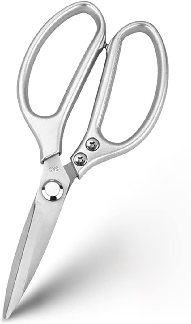 Kitchen Scissors, Kitchen Chicken Bone Scissors Fish Chicken Duck Cutter Shears Stainless Steel Scissors Scale Clean Cook Scissors(Color:A Type)