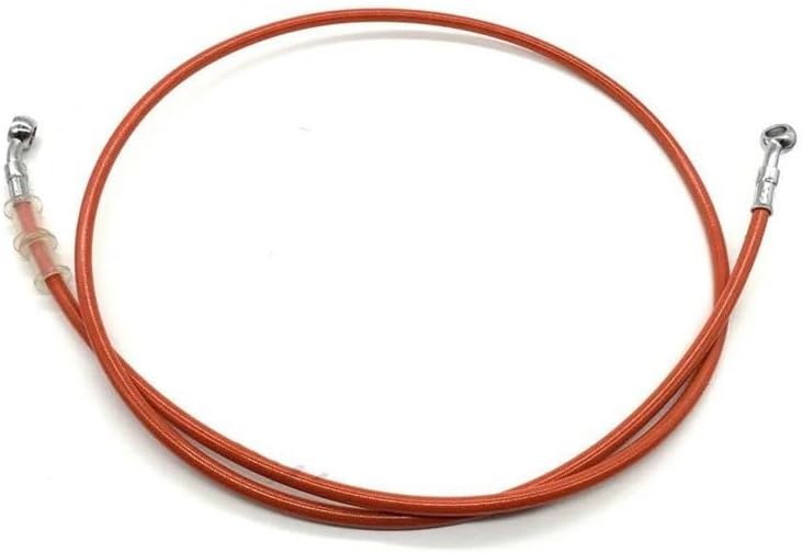 Motorbike Hoses for Motorcycle Universal Racing Hydraulic Banjo Pipe 400mm-1500mm Motorcycle Dirt Bike Braided Brake Hose Line Steel Brake Cable