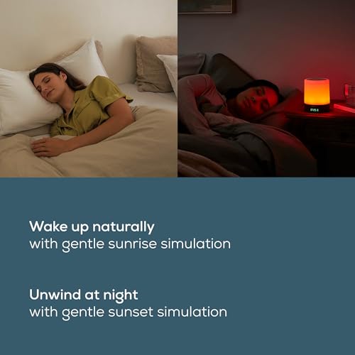 Beurer WL50 Wake Up Light | Daylight Table Lamp | Helps to Support The Sleep Rhythm | LED Technology | FM Radio with 10 Memory Spaces | Bluetooth & Aux Input | 3 Light Levels