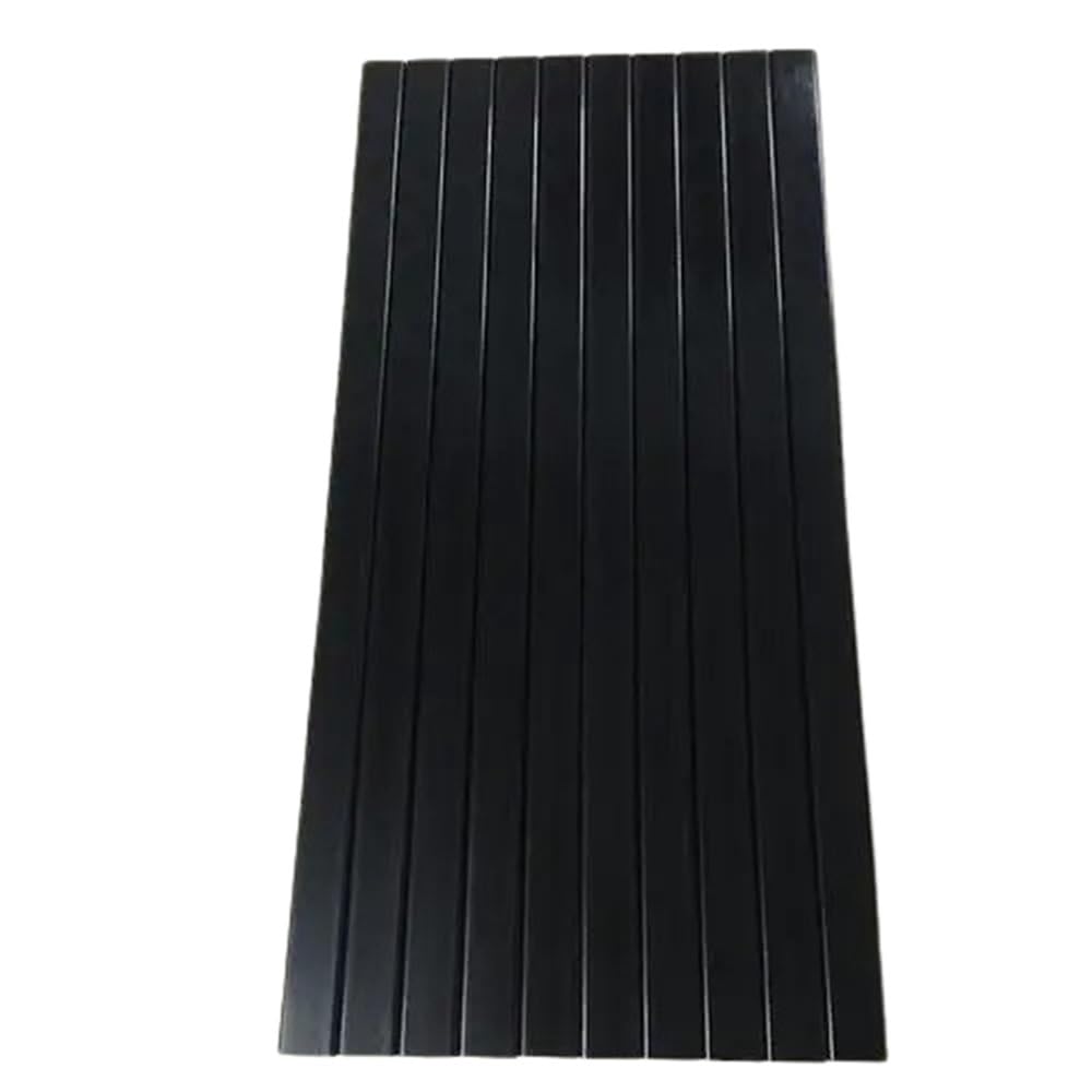4 barre di supporto in fibra di vetro flessibili leggere nere da 500 mm, barre di supporto quadrate piatte da 12/20/30 mm di larghezza(3x30x500mm)