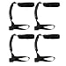 Jeep Roll Bar Grab Handle, Heavy Duty Grab Handle with Adjustable Straps Easy-to-fit Durable Jeep Wrangler Accessories for Jeep Wrangler YJ TJ JK JL Sports Sahara Freedom Rubicon X Unlimited 1995-2018