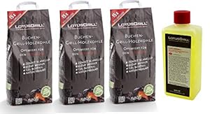 LotusGrill Buchenholzkohle 3x 2,5 kg