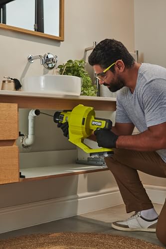 RYOBI 18 V ONE+ Akku-Rohrreinigungsgerät R18DA-0, 6 mm Kabeldurchmesser, ohne Akku und Ladegerät