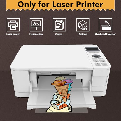 Koala OHP Film Overhead Project Film 20,5 x 28 cm Filme de impressão transparente para impressora a