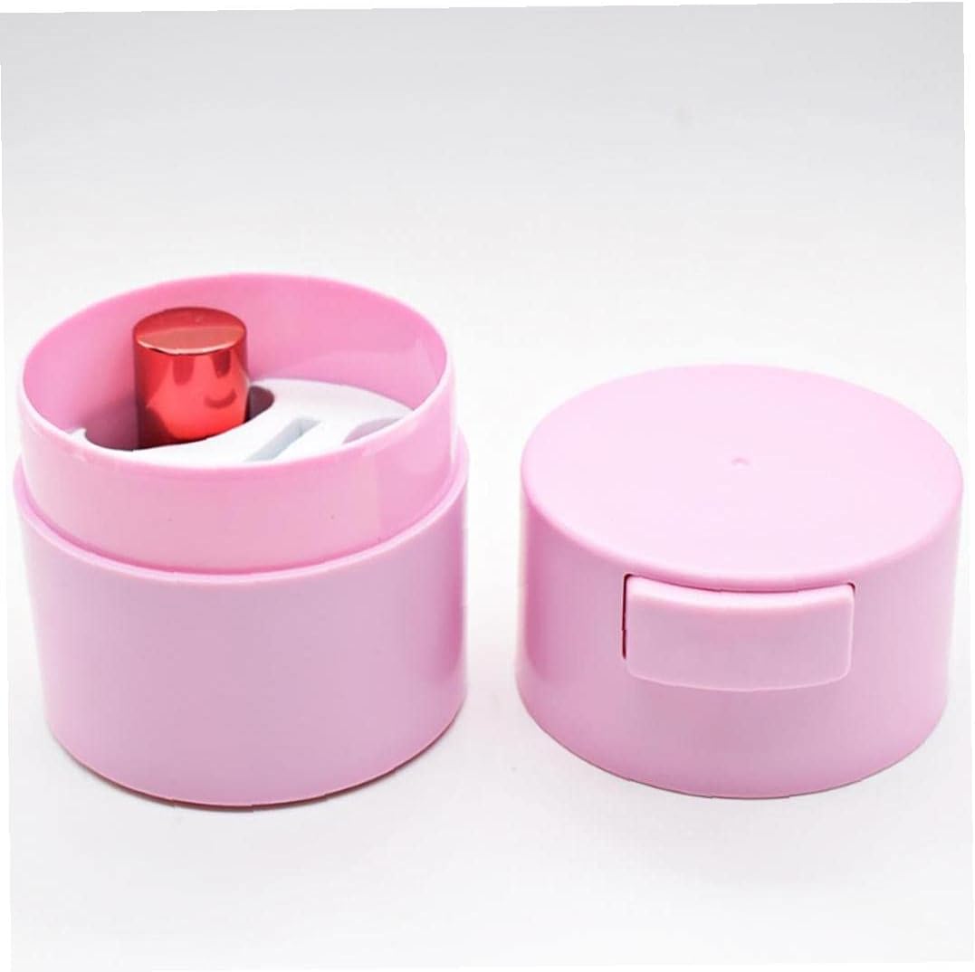 Storage Can Eyelash Glue Storage Tank Sealed Leakproof Jar Container Grafting Eyelash Supplies White: Kitchen & Dining