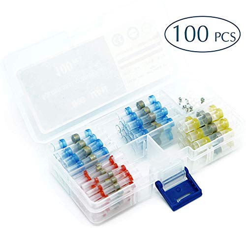 Preisvergleich Produktbild Eventronic Lötdichtungsdraht-Verbinder Elektrisch isoliert Marine Wasserdicht Auto Kupfer Stecker mit Tasche