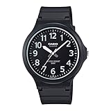 Casio MW-240 Series - Reloj de pulsera analógico estándar de cuarzo, sin caja de cosméticos, para hombre, modelo extranjero, Blanco y negro Arabia Mw-240-1bv