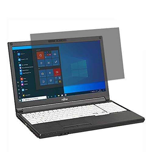 lifeinnotech 覗き見防止 富士通 LIFEBOOK A5510/DX 15.6 インチ ノートパソコン 用 プライバシーフィルター 液晶保護フィルム ブルーライトカット 反射防止 両面使用可能 着脱簡単 紫外線カット 覗き見 防止 のぞき見 の