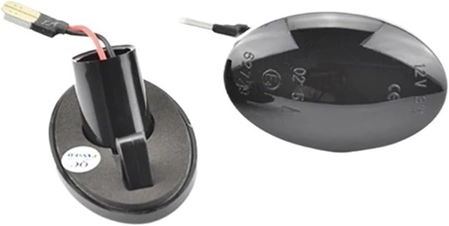 Dynamic LED Flashing Turn Signal Side Marker Lamp Car Light Compatible with Opel Combo C B Tigra A Astra F Meriva A Corsa C B Sintra Vita(Crystal white)