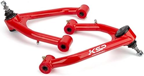KSP Upper Control Arm, Tubular Fit 2-4" lift for 07-16 Silverado Avalanche Tahoe, Sierra Yukon 6-Lug 2WD/4WD Factory Cast Steel arms, V5.0