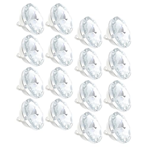FONDOTIN 60 piezas Botones Capitoné con Flores de Circonita para Tapizar Botones Decorativos para Muebles Tachuelas para Sofá Adornos Brillantes para Manualidades y Decoración