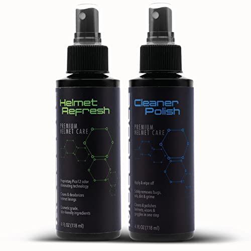 Molecule Helmet Polish Kit | Premium Helmet Care | 4